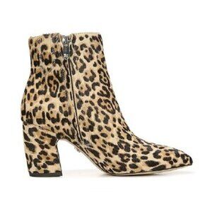 New Sam Edelman Hilty Leopard Print Heeled‎ Ankle B